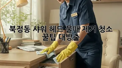 ✨북정동 샤워 헤드🚿 물때 제거 청소✨ 꿀팁 대방출!