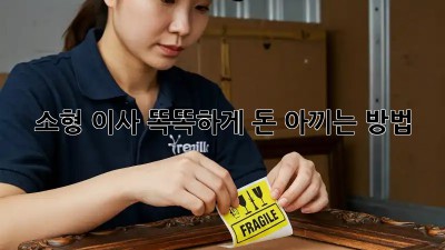 소형 이사, 똑똑하게 돈 아끼는 방법!